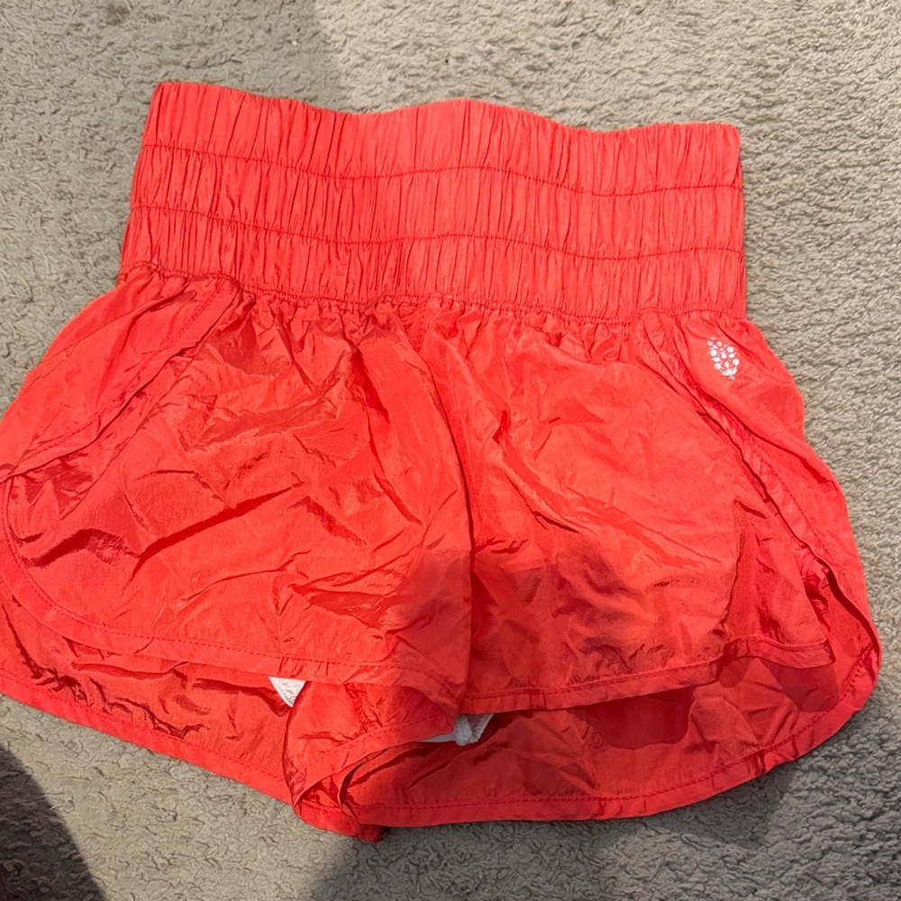 FP Movement by Free People Vibrant orangey Red Shorts